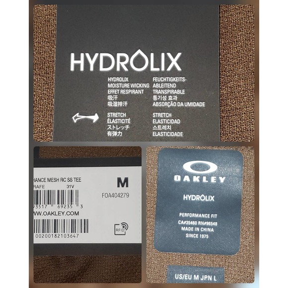 NWT Oakley Enhance Mesh Men's Athletic Tee in Carafe | Medium - Picture 10 of 12